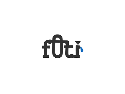 Logo "foti" branding design icon logo logotype minimal vector