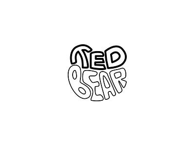 Logo "Ted bear" bear branding design e commerce logo logotype teddy teddy bear teddybear