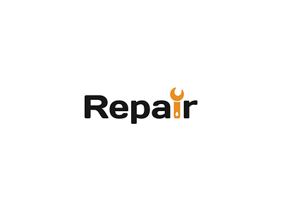 Logo "Repair" branding design fix logo logotype repair