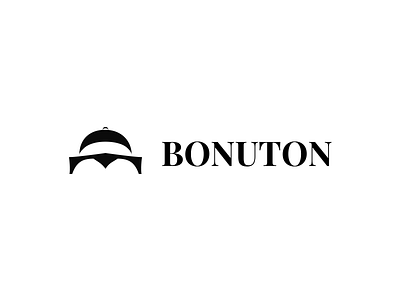 Logo "BONUTON" branding design eat logo logotype minimalism restaurant vector