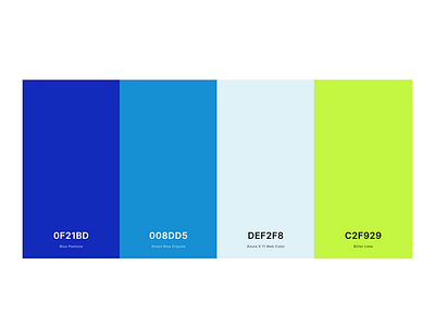 Vivid Color Palette for Portfolio Website color palette design portfolio site web design