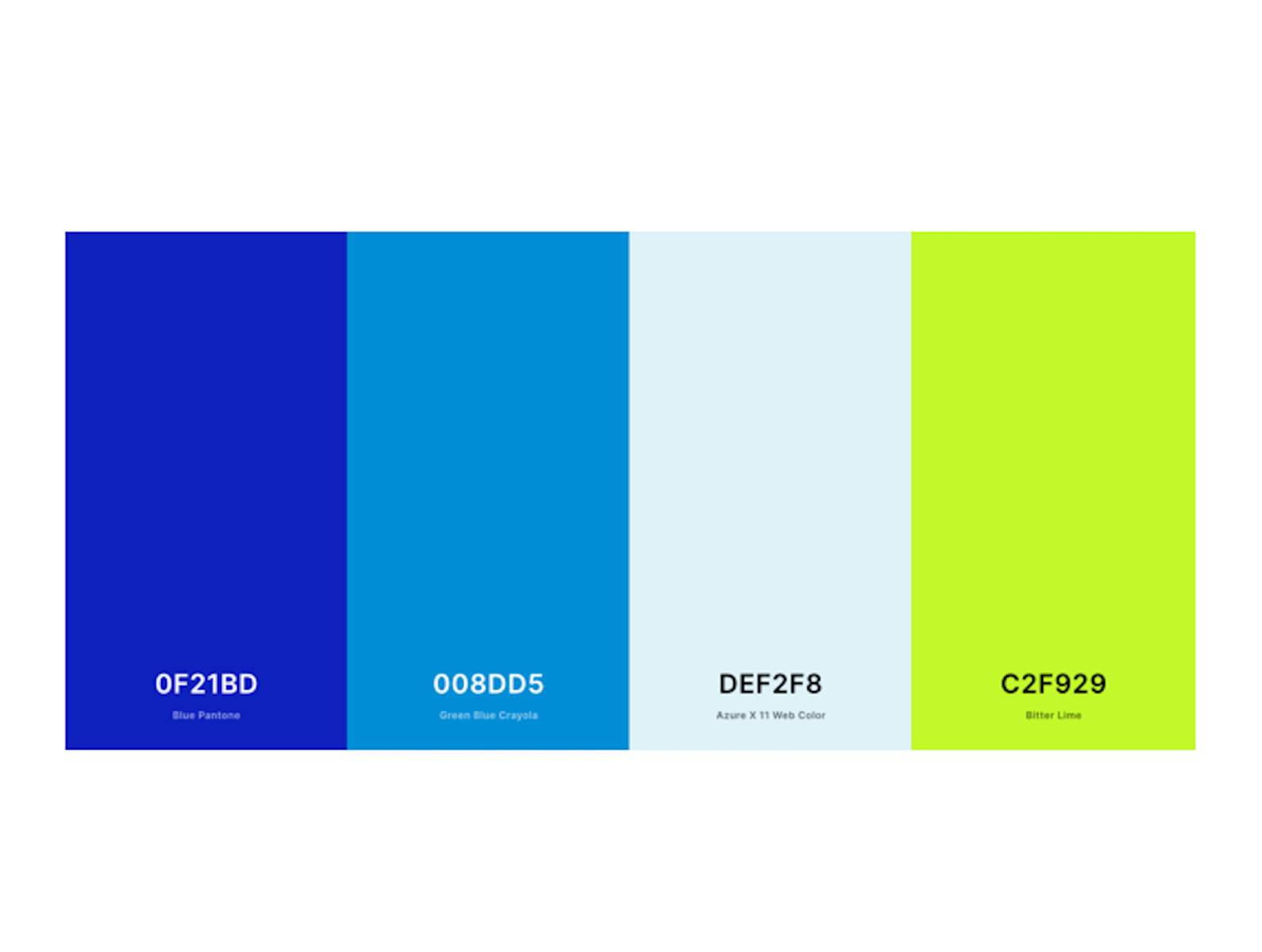 Vivid Color Palette For Portfolio Website By Brooklyne Finni On Dribbble