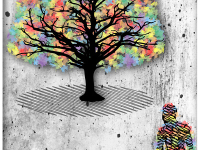 Colorful Tree design illustration vector