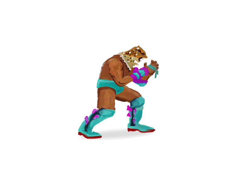 Tekken: KING animal anime be4tt cartoon character fighting king playstation stance tekken tiger video game videogame wrestler