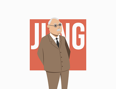 Carl Gustav Jung Illustration digital illustration illustraion illustration art illustrations vector illustration