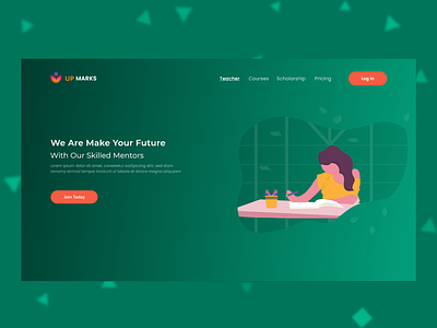 UP MARKS - Landing Page