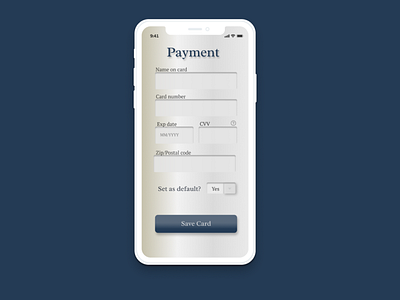 Credit Card Checkout dailyui design ui