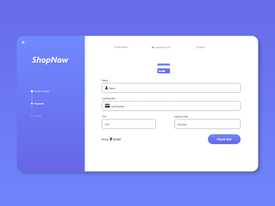 Payment Section Design