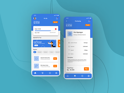 Internet Provider - Mobile App design ui ui design uidesign uiux uiux design