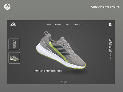Adidas Shoes | Adidas Shoes Product Page | Adidas Website Design adidas gmatrix shoes webdesign website website design