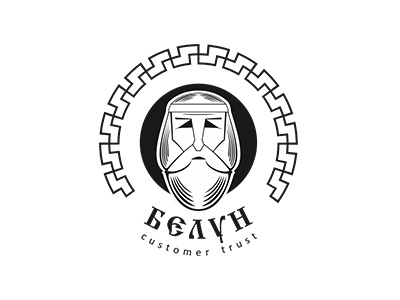 Belun illustration logo logodesign man oldman