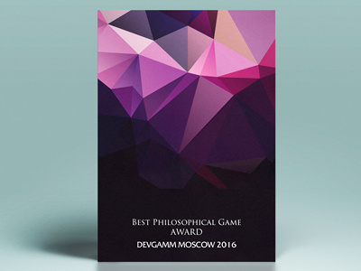 certificate award certificate design devgamm game graphicdesign lowpoly polygonal