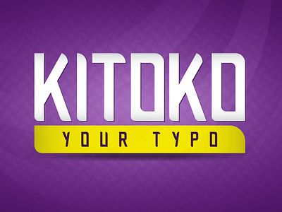 Kitoko Font design typography web