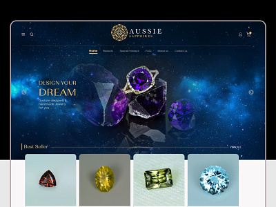 SAPPHIRES LANDING PAGE
