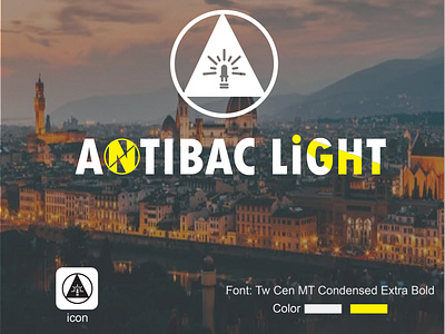 Antibaclight Brand Logo Design