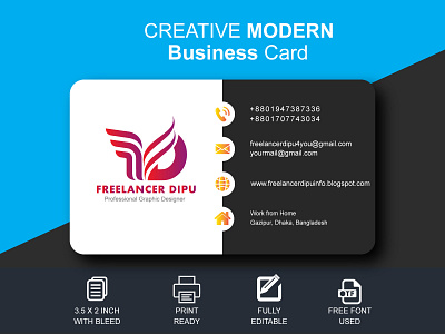 Creative Modern Business Card Design