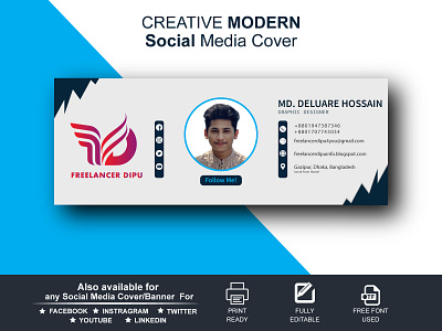 Creative Modern Social Media Cover / Banner Design