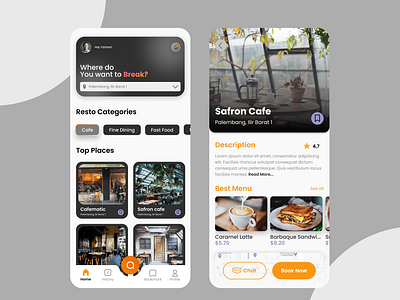 Cafe Exploration Mobile App