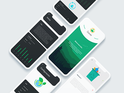 Ambiental App - Saver ambiental app design ui