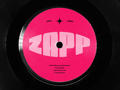 Zapp design eazye funk illustration jazz music rap retro typography vintage vinyl visual design