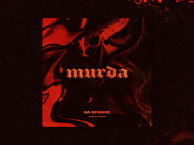 MURDA animation branding design doomshop illustration logo memphis memphis rap music sixset spotify spotify cover typography vector
