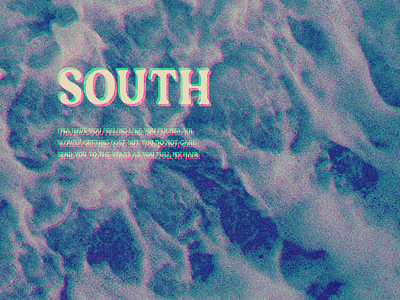 South design illustration inklab logo music neon retro retrwave song spotify typography vaporwave