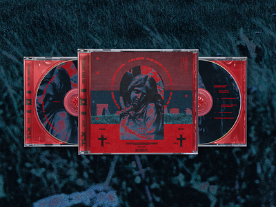 CARVIN' YOUR TOMBSTONE CD branding design illustration logo mixtapes music rap satan spotify typography underground vector