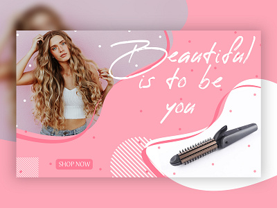 BANNER FOR WEBSITE ADD, HAIR banner banner ad banner ads design graphic design hair photoshop