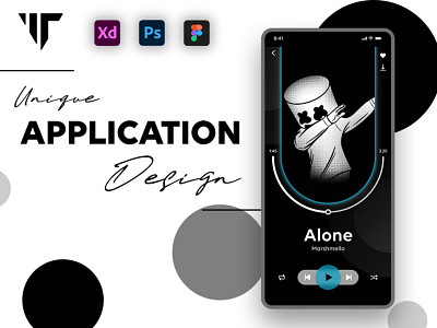 Unique Application Design app app design graphic design photoshop ui ux