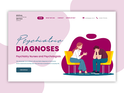 Website Design-Psychiatric Diagnoses attractive website design design graphic design mental health website psychiatric diagnoses website psychiatric website ui ux design web design website website design