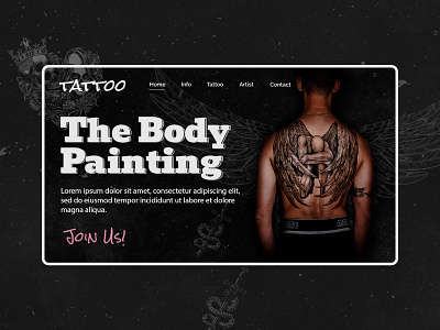 Banner Design-tattoo Artwork attractive banner design banner banner ad banner ads banner design creative banner design design flyer design graphic design illustration photoshop