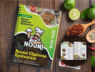 Menu Book advertising book branding cafe design diptagh food graphic design menu notebook restaurant