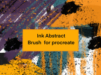 Ink abstract brush for procreate procreate brush