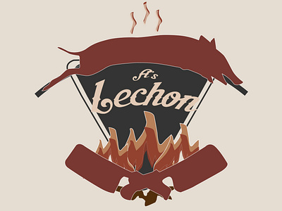 A's Lechon Logo Design