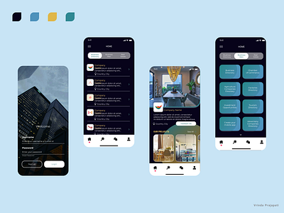 Real estate app app design ui ux