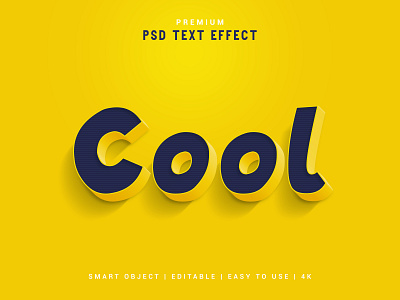 Cool - Modern & Realistic Text Effect Generator.