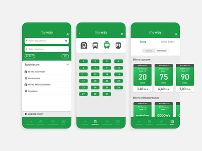 App redesign with timetables and ticket sales app design ui