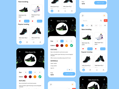 Shoe App UI Design