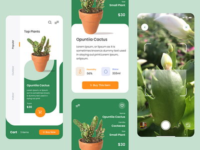 Plant App Ui app design app ui design graphic design mobile mobile app ui mobile ui plant plant app plant app design plant app ui plant app ux plant buying app plant mobile app plant ui shopping app ui ui design ux ux design