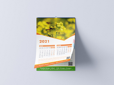 NEW YEAR - 2021 WALL CALENDAR DESIGN