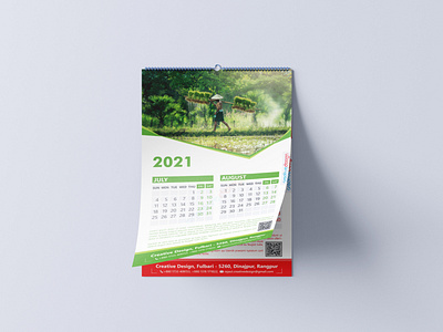 NEW YEAR - 2021 WALL CALENDAR DESIGN