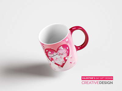 Happy Valentine's Day Gift Mug Design by Creative Design_Rejaul by Rejaul  Karim on Dribbble