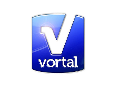 Vortal Logo Badge branding corporate collateral identity