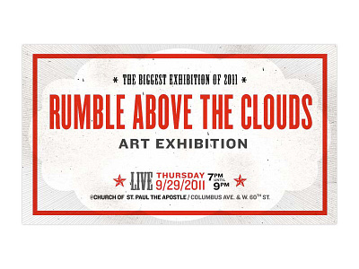 'Rumble Above the Clouds' - Email / Word Doc header