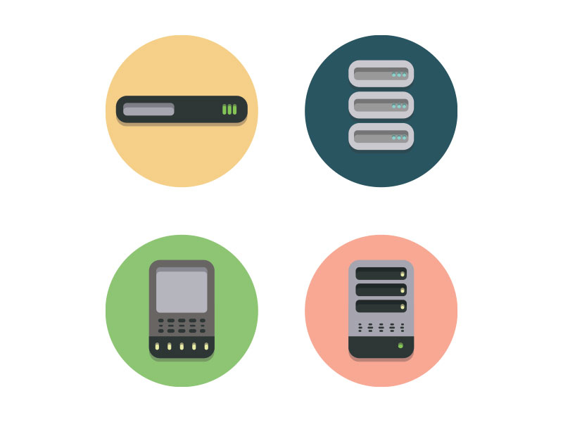 Free Circle Icons: Server / Router Add-on circle database flat free freebie icons iconset illustration router server tech