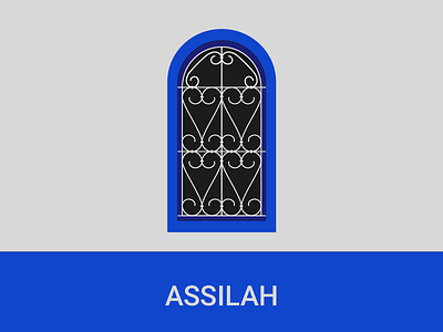 Moroccan Windows - Assilah flat heritage morocco pattern window