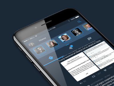 Whistles - a Stories concept for Twitter