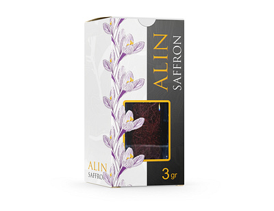 Alin Saffron Packaging design by Beige Studio adobe illustrator adobe photoshop branding design illustration logo minimal package packaging design