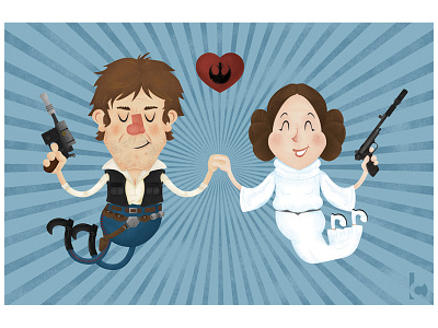 Soulmates: Han and Leia