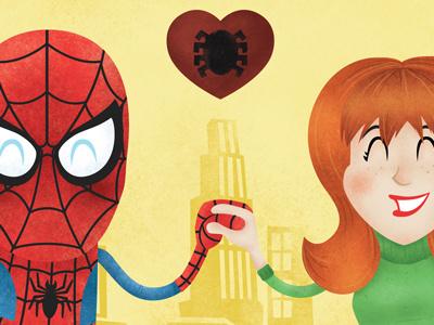 Soulmates Part 3 characters fan art marvel spider man